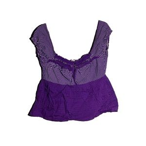 Purple Crop Top